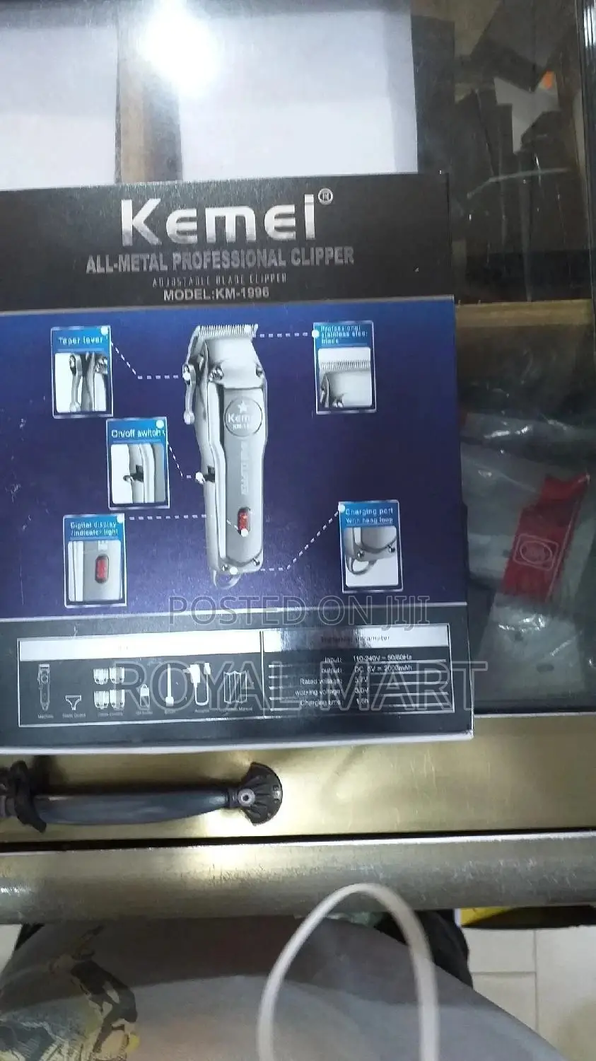 Cordless Kemei Metallic Babring Machine