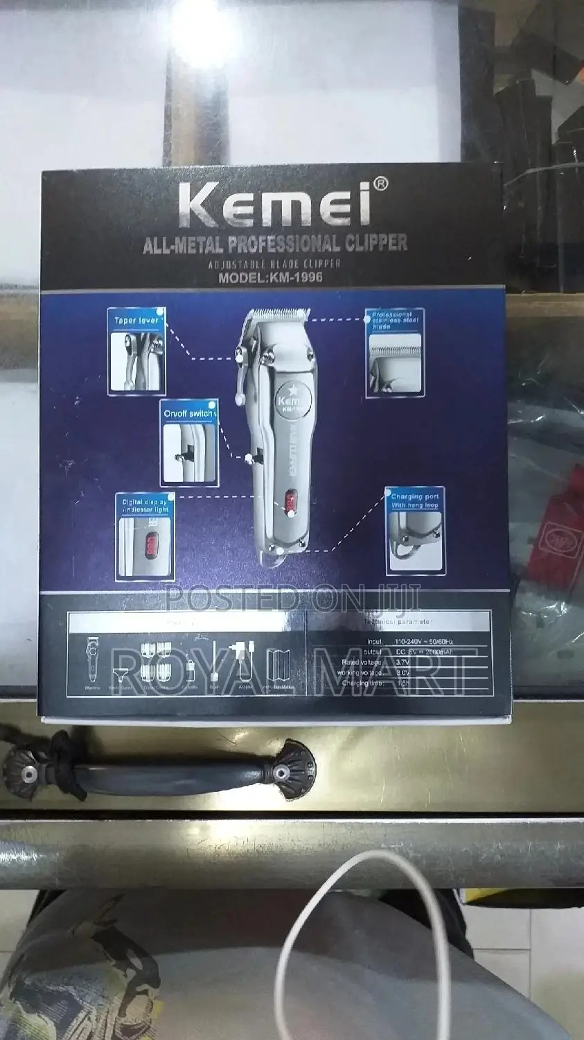 Cordless Kemei Metallic Babring Machine