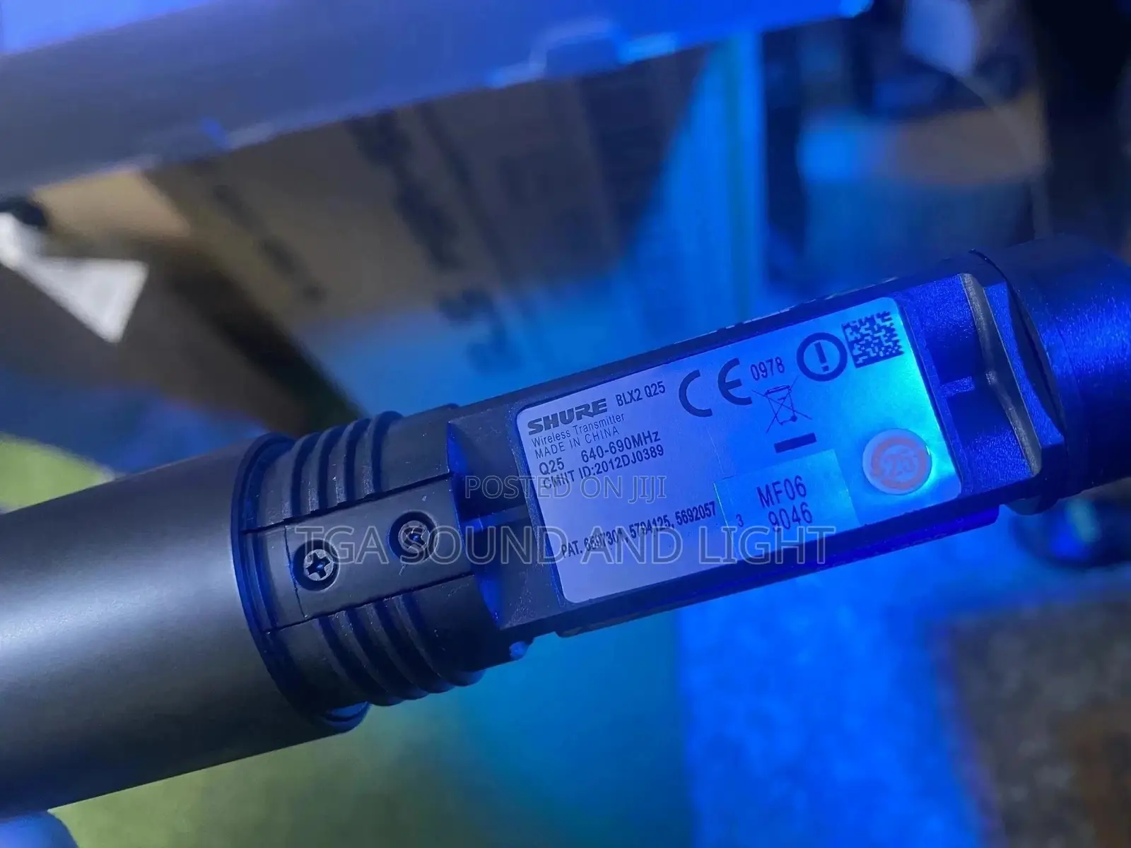 Shure PG58 Mics With BLX88 Receiver System