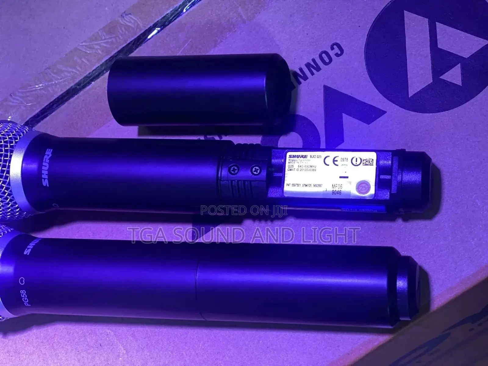 Shure PG58 Mics With BLX88 Receiver System