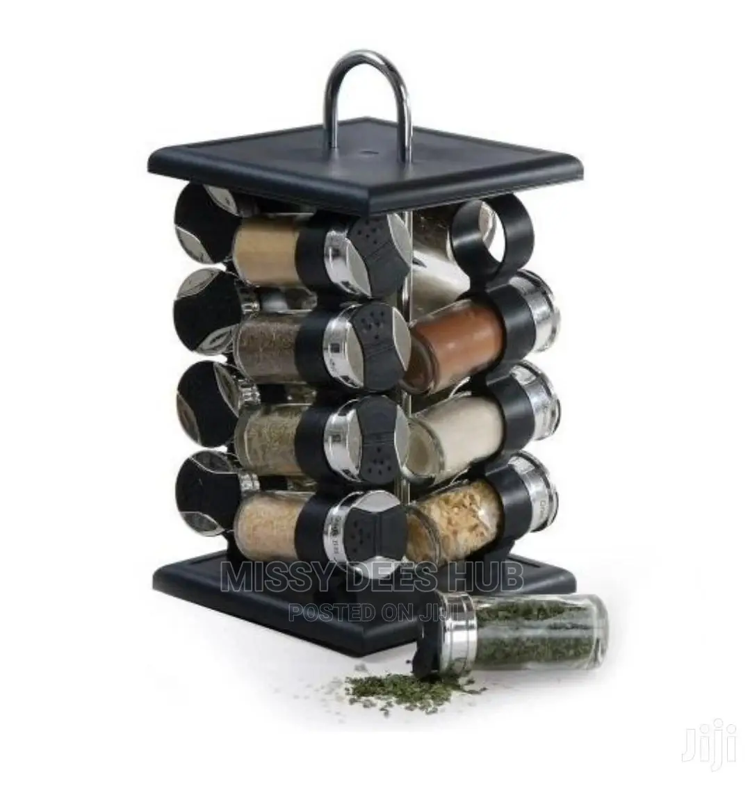 Rotary 16 Jars Spice Rack