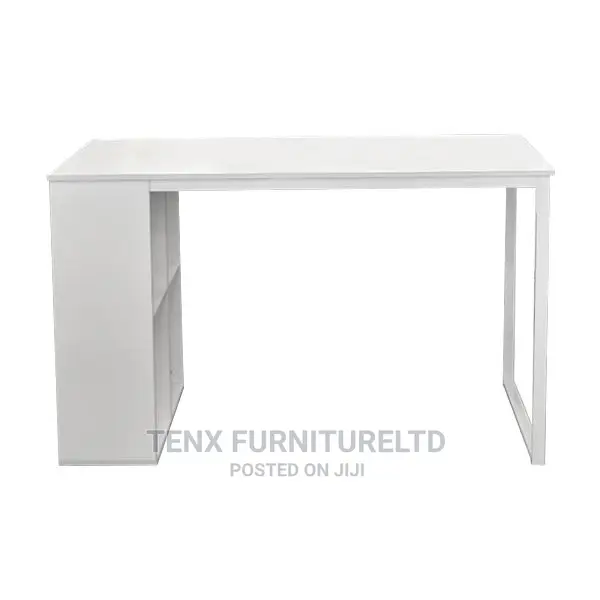 COMPUTER DESK With (Base Compartmen) White