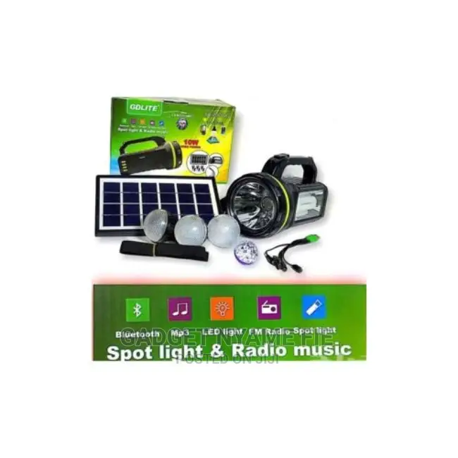 Portable Smart Solar Power Light With Inbuilt Radio,Bluetoot