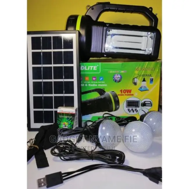 Portable Smart Solar Power Light With Inbuilt Radio,Bluetoot