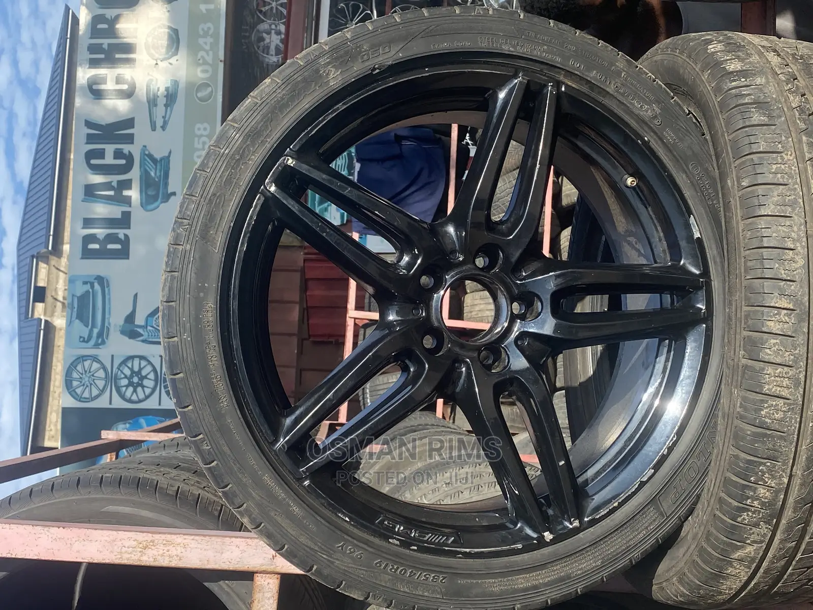 Benz Alloy Rim 19 All Black