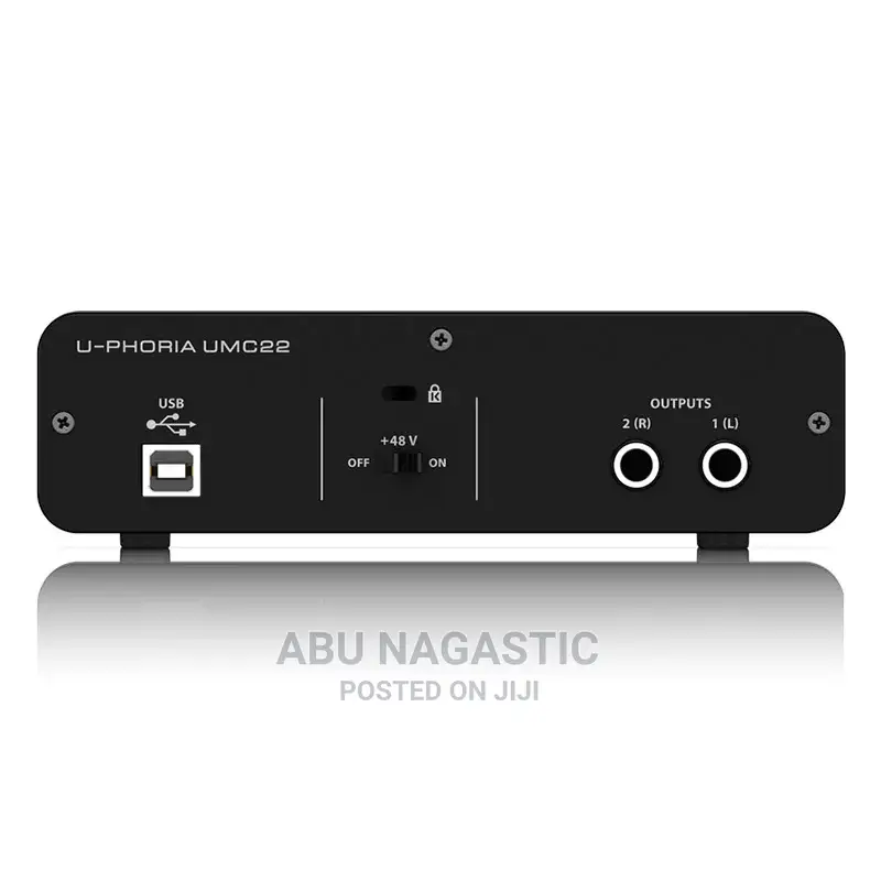 Behringer U-phoria Umc22 Usb Audio Recording Interface