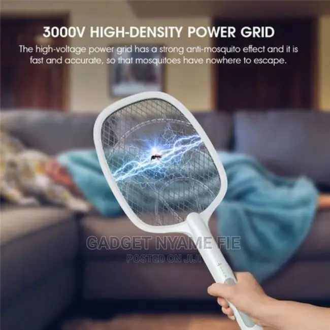 Electric Handheld Mosquito Killing Lamp Racket Mosquito Fly
