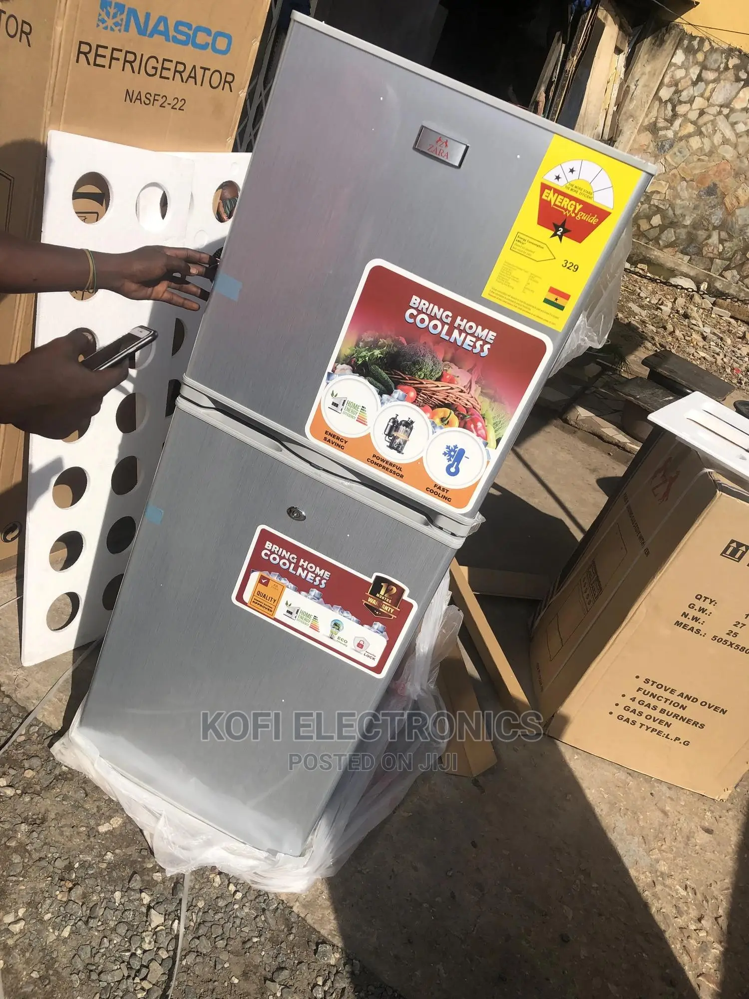 Well Designed Space Zara 205 Litres Double Door Fridge
