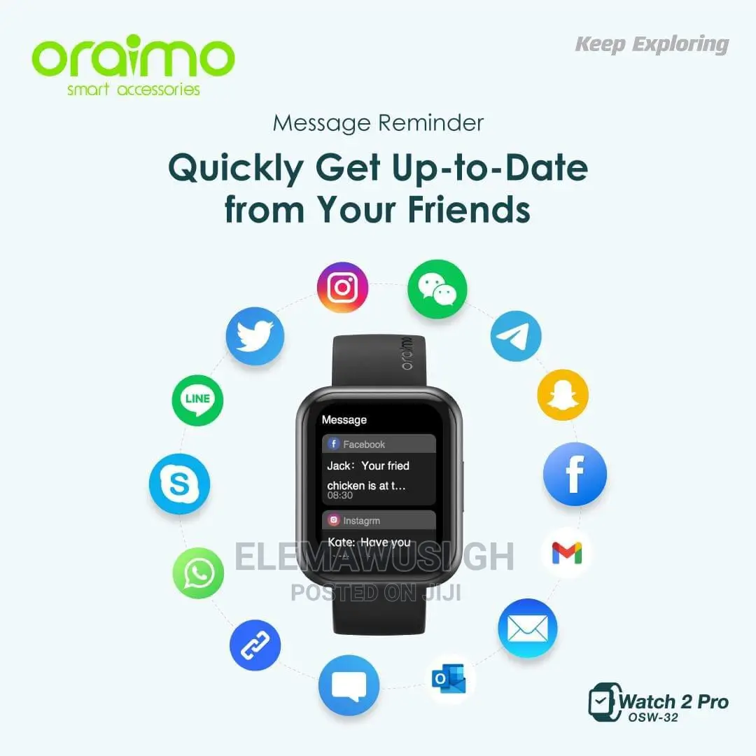 Oraimo Watch 2 Pro (Osw-32) (Promotion)