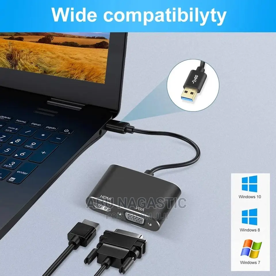 Usb to Hdmi Vga Converter/Adapter