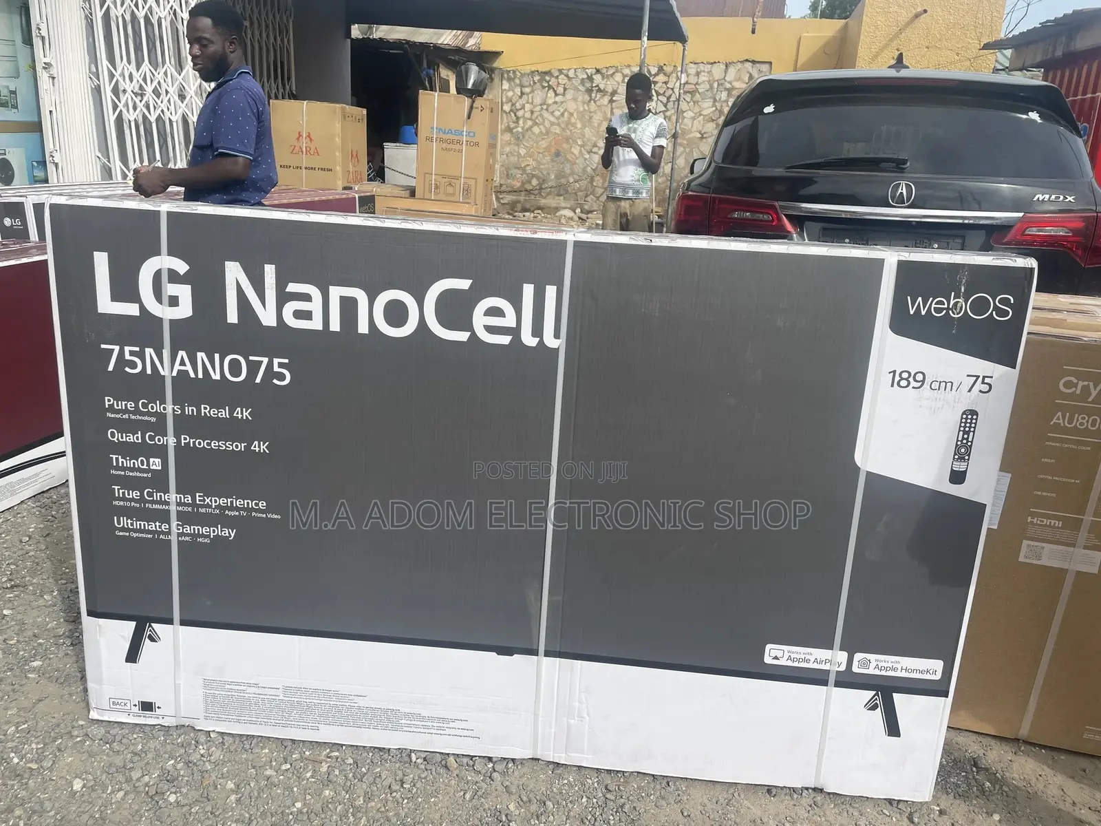 Lg 75” Nano75 Smart Webos Thinq Ai Magic Remote