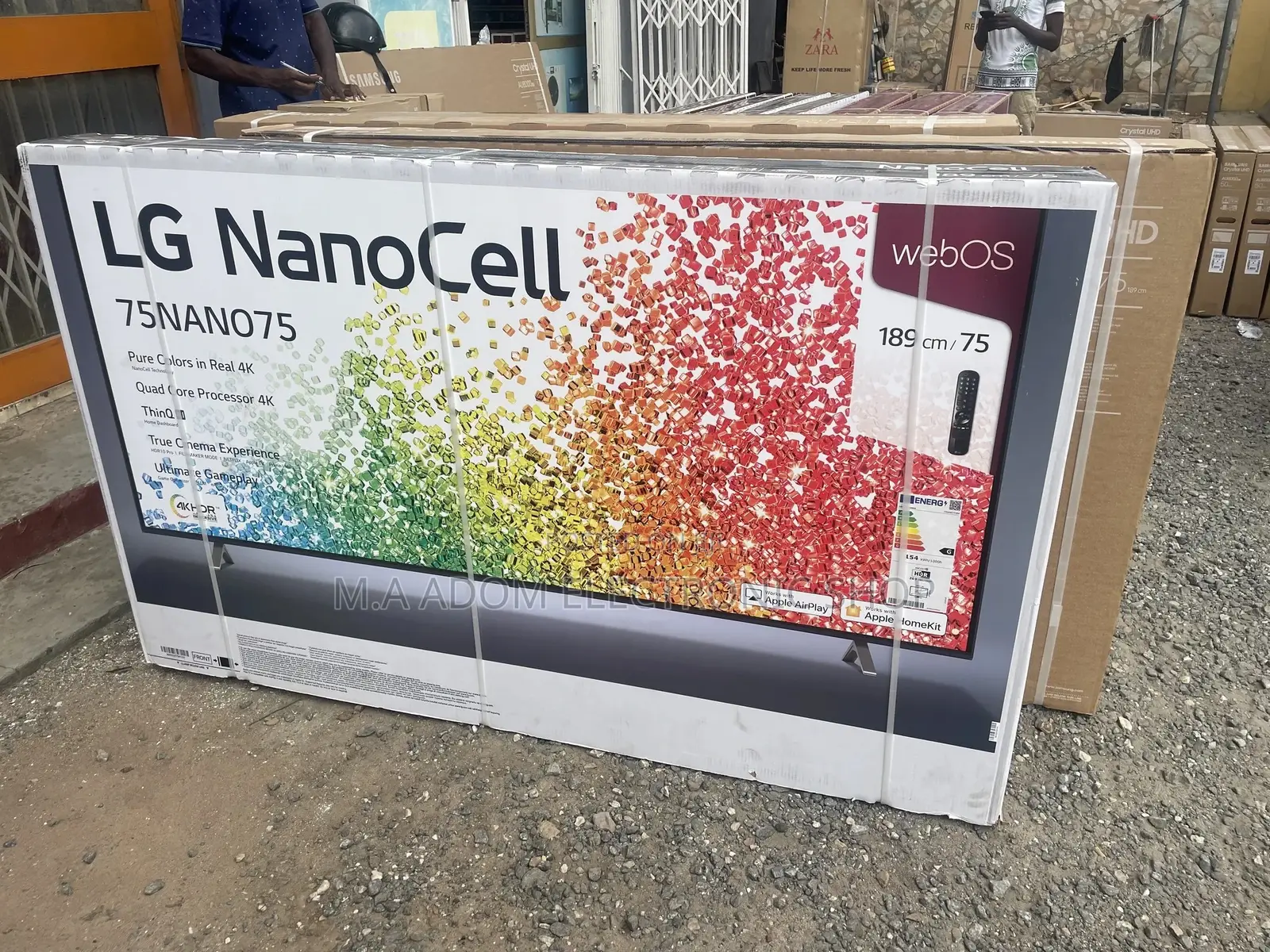 Lg 75”Nanocell 2021 Magic Remote Webos Thinq Ai Led Tv