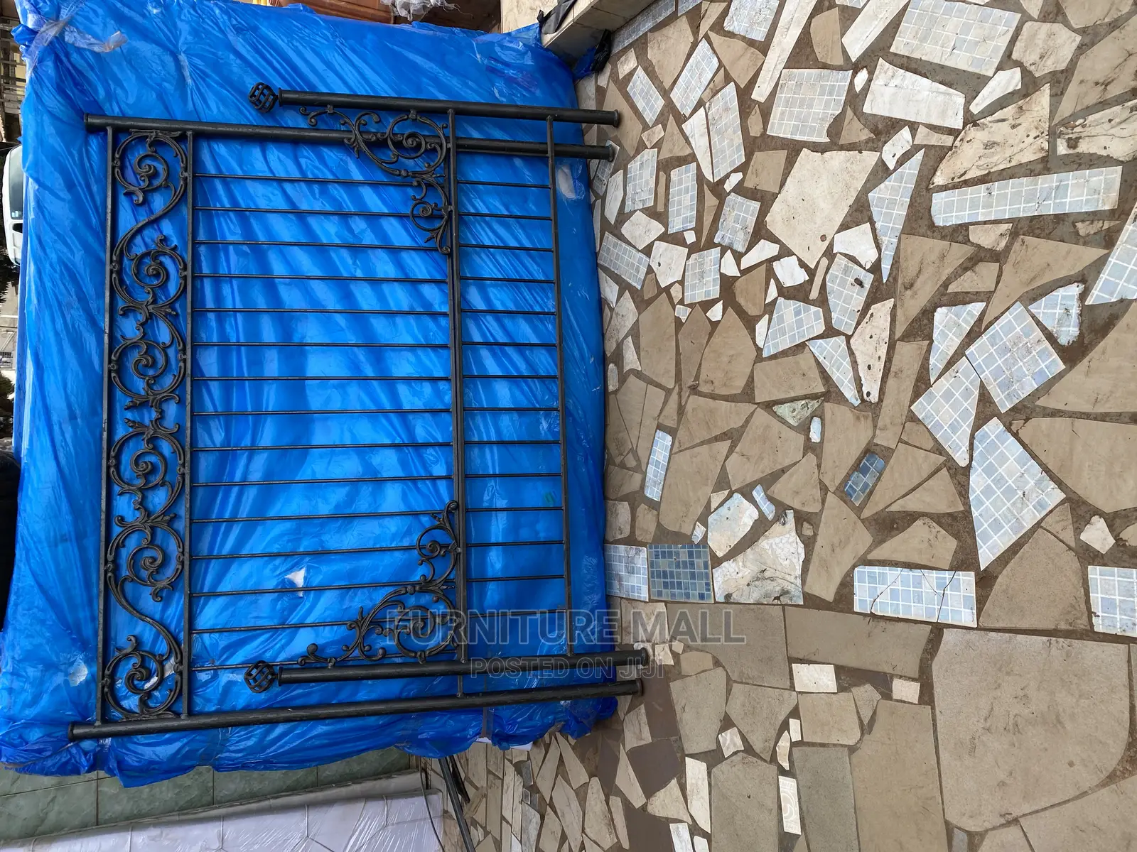 Classic 60x80 Metal Bed With Mattress . Free Delivery