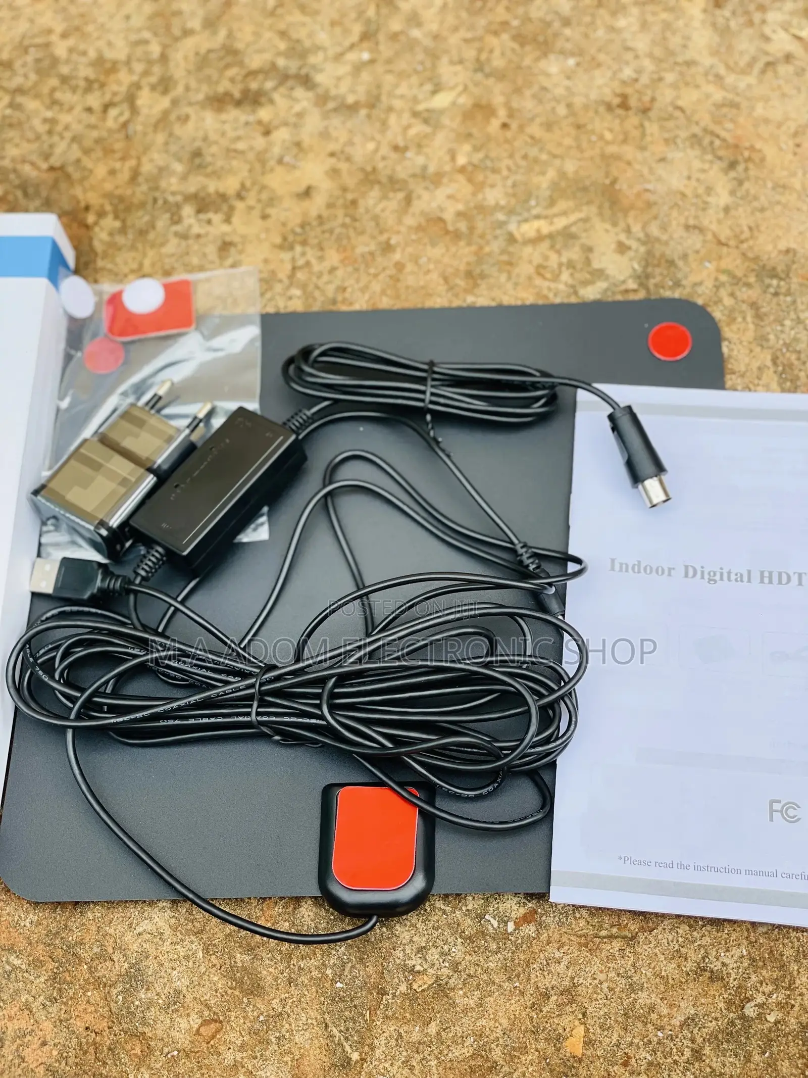 Black Colour Digital Indoor Hdtv Antenna