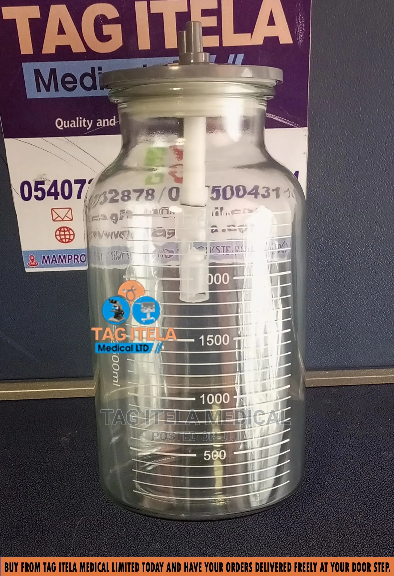 Suction Vacuum Bottle (2,500ml)