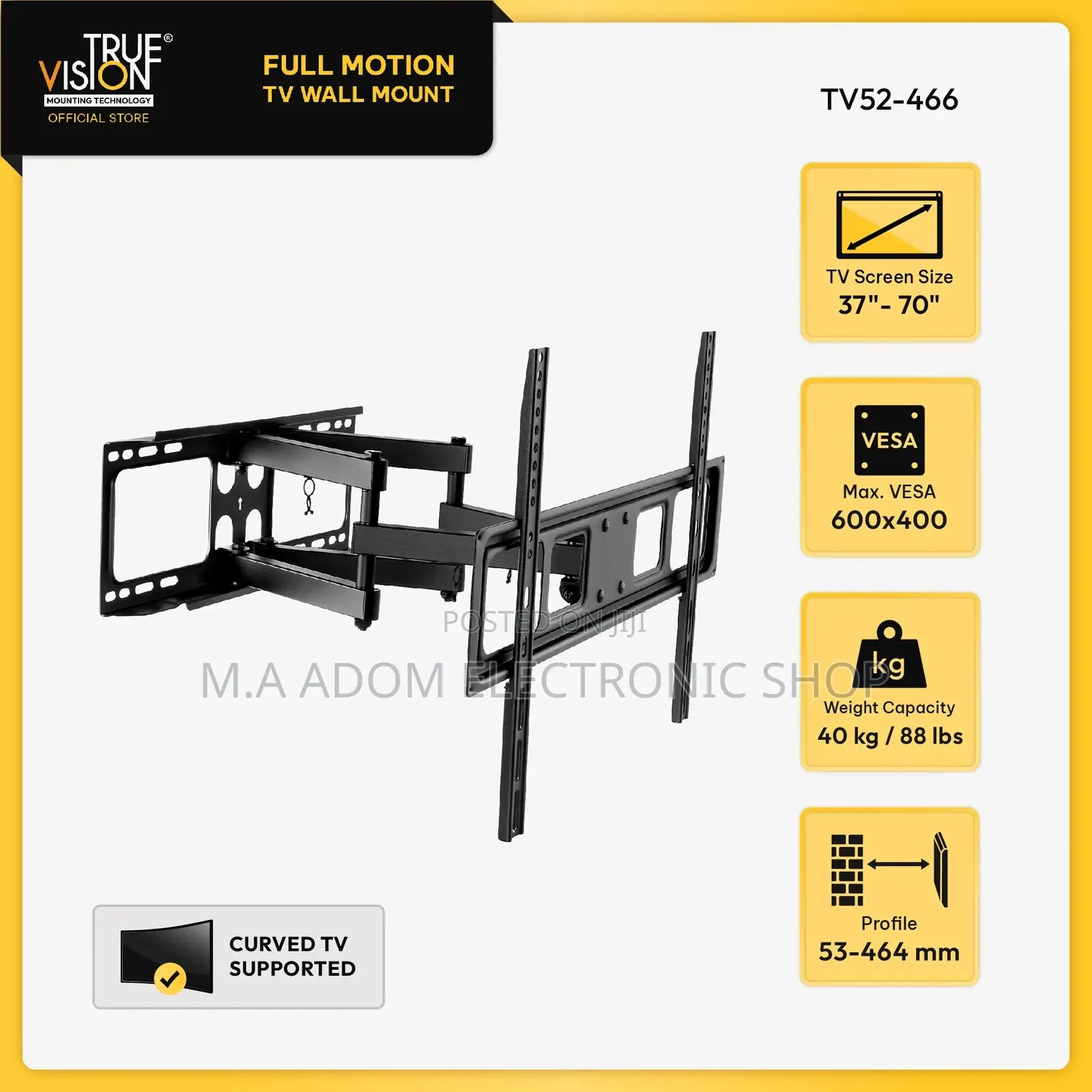 Suitable for Led Screens Between 32”-70”