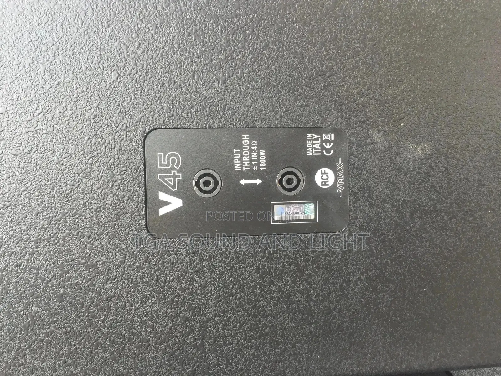 Rcf V - 45 Passive Full Range Speakers [ Pair ]