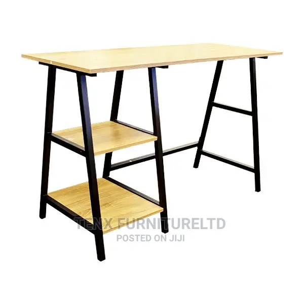 COMPUTER DESK With Base Shelfs All Side