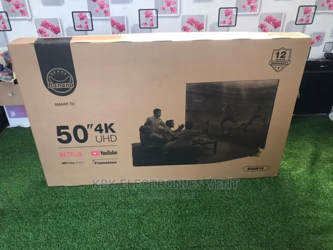 Banana 50" Smart Android UHD Satellite Digital Led Tv