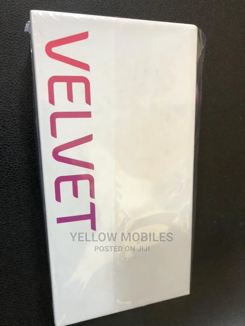 New LG Velvet 128 GB Black