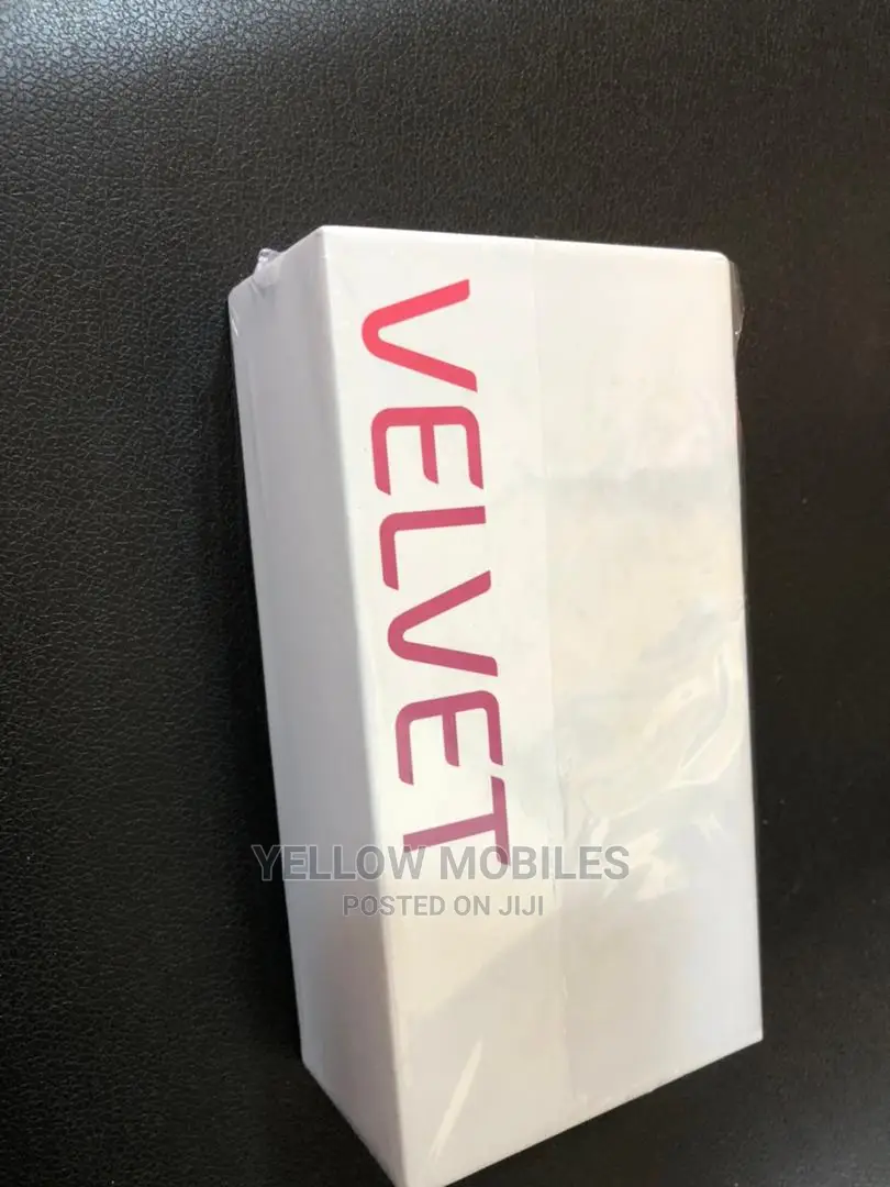 New LG Velvet 128 GB Black