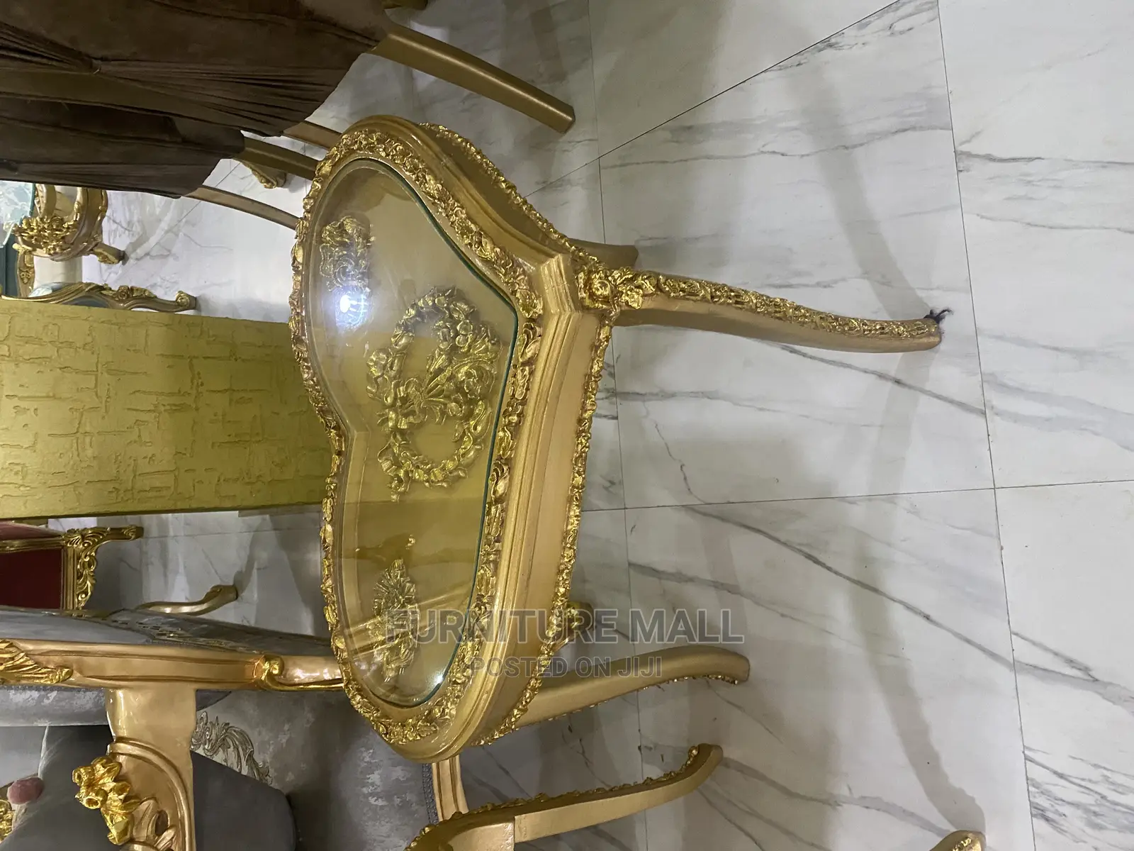 Golden Sofa Side Console . Free Delivery