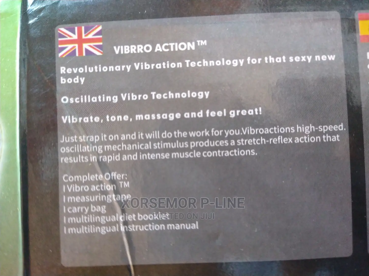Vibro Action Fitness Belt