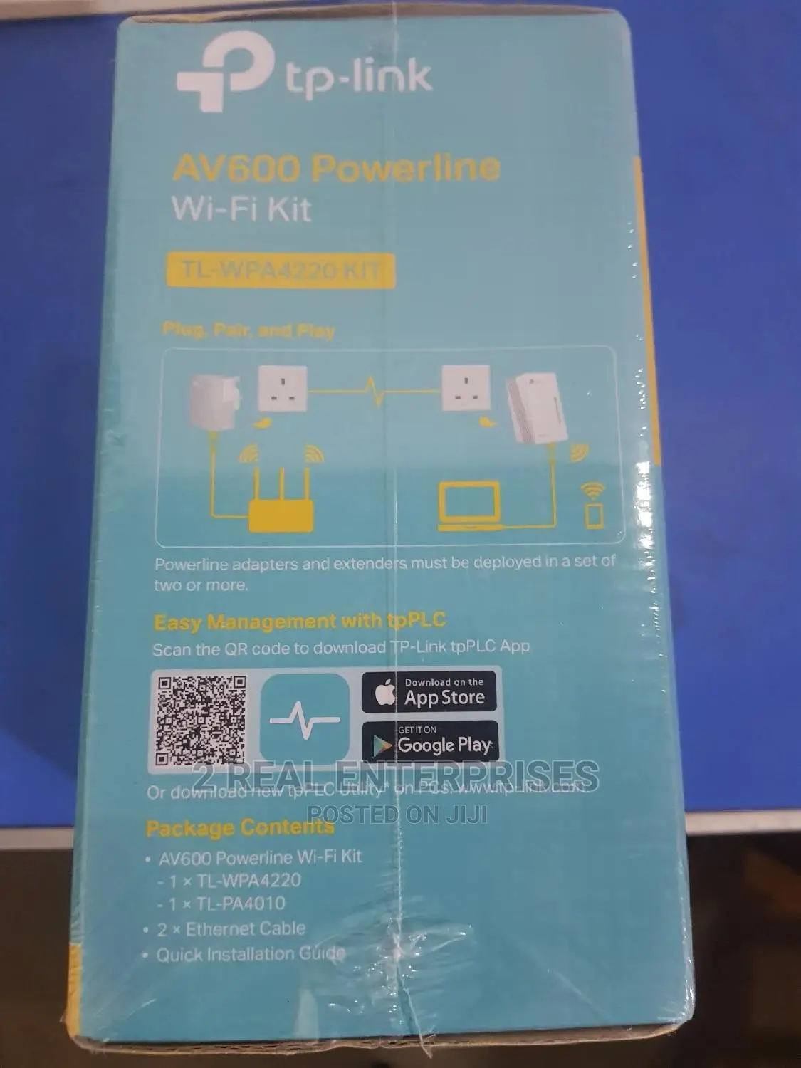 TP Link AV600 Powerline Wifi Kit TL-WPA4220 KIT