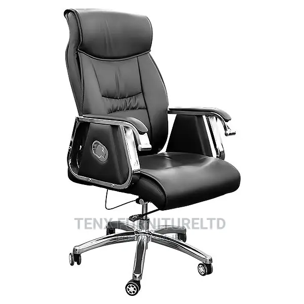 Office Chair / Executive Chair With Leather and Steel