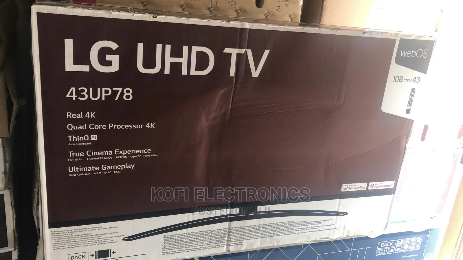 Genuine LG 43'' 43up78003 4K Hdr Smart Uhd TV