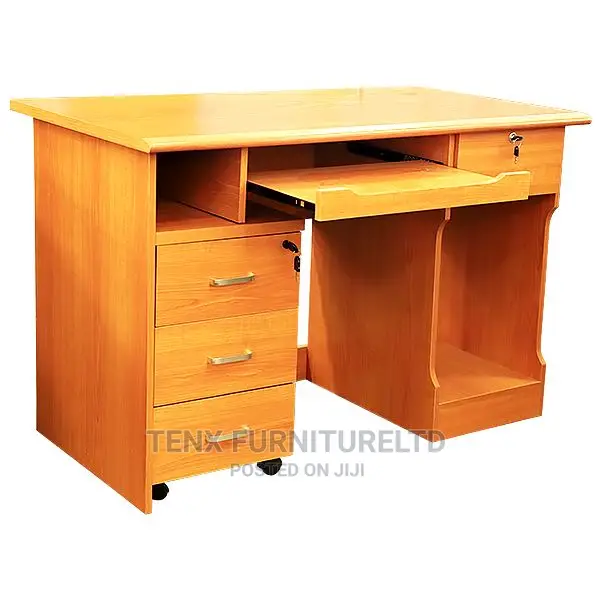Computer Desk With Keyboard Tray(Accent )