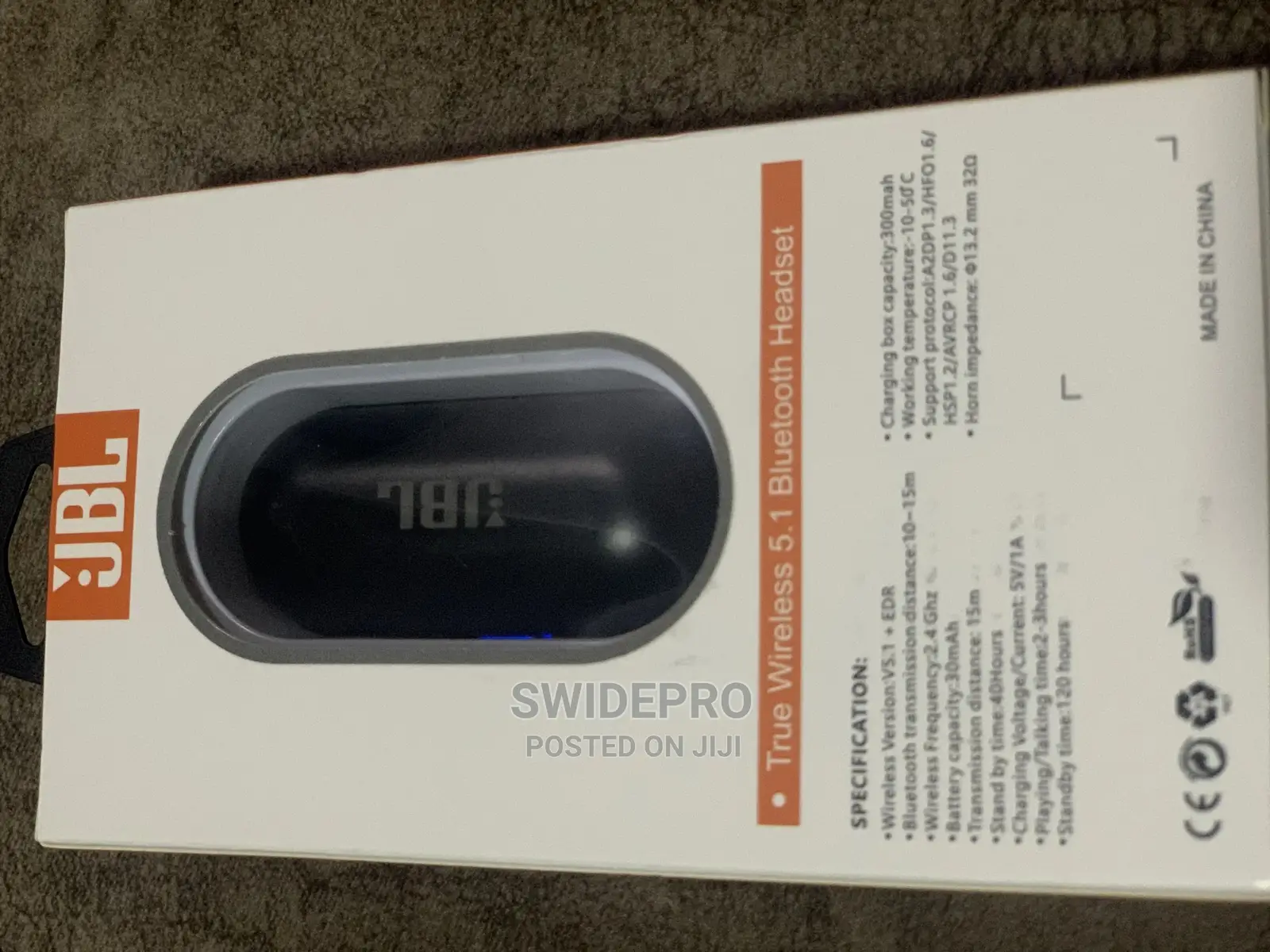 JBL TWS Bluetooth Earbuds + Charging Case