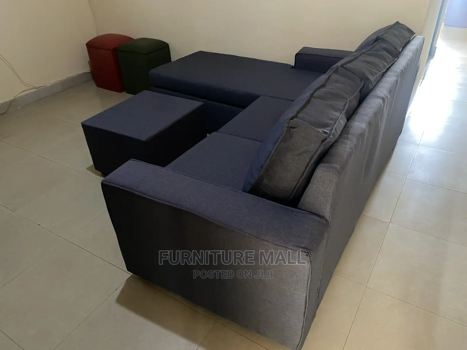 L Shaped Sofa With Centre Table . Free Delivery