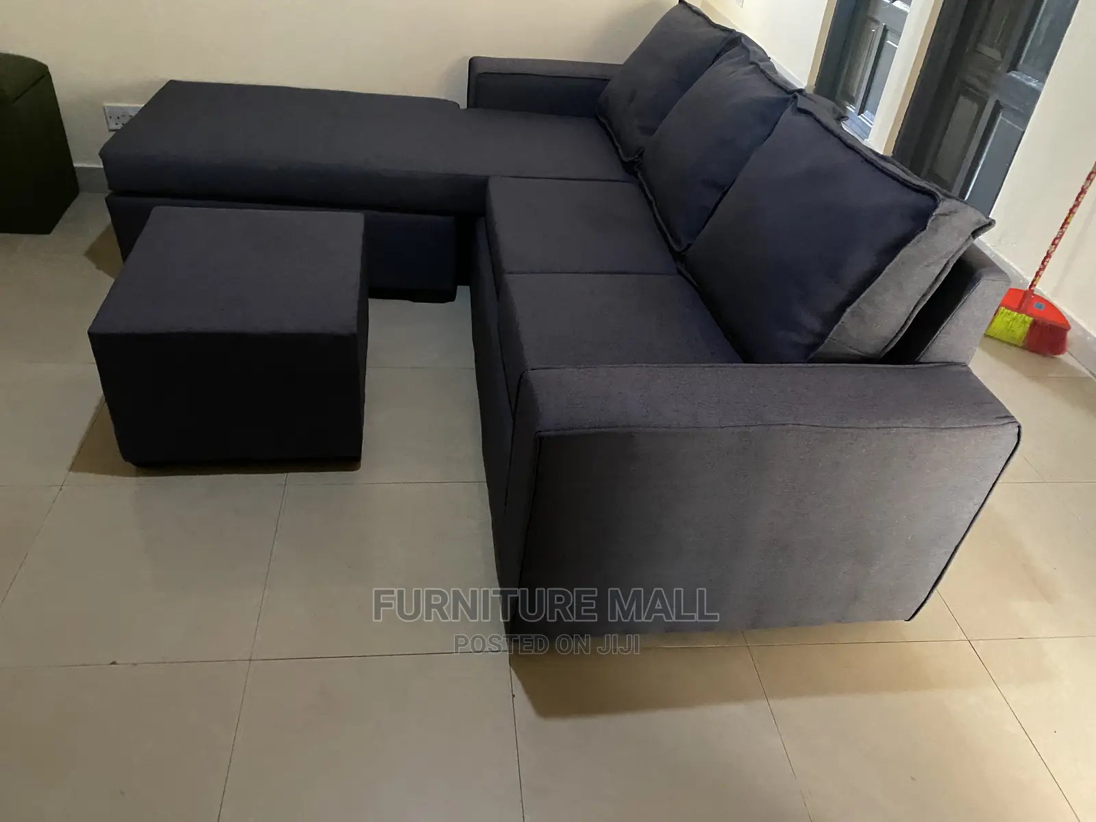 L Shaped Sofa With Centre Table . Free Delivery