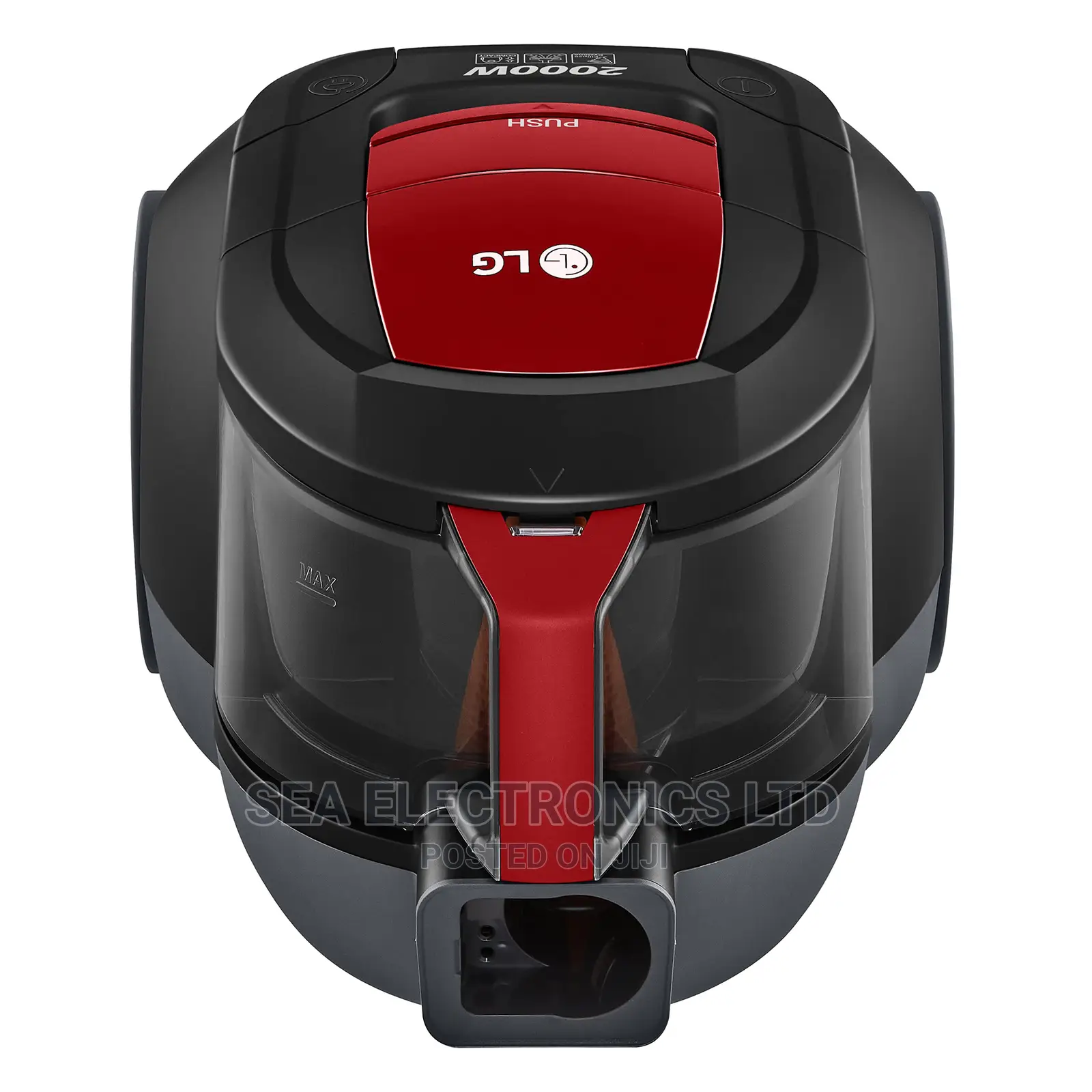 LG Bagless Vacuum Cleaner Red/Black VC5420NNTR