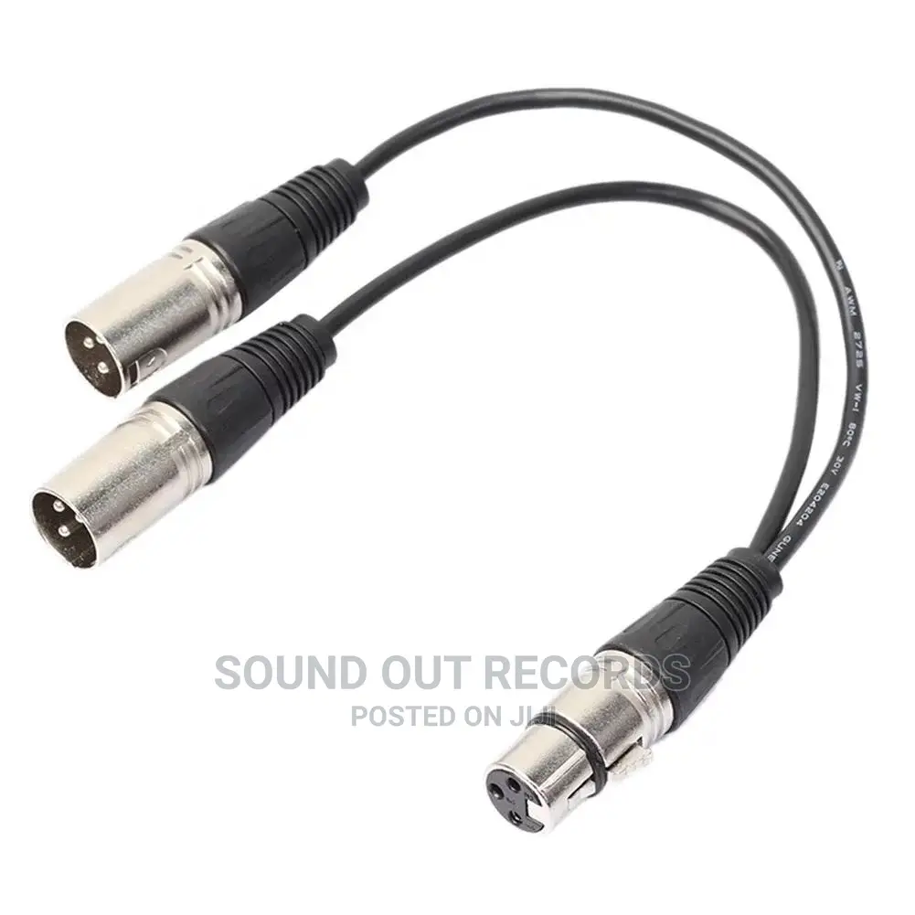 One to Dual Male or Female XLR Splitter Cables