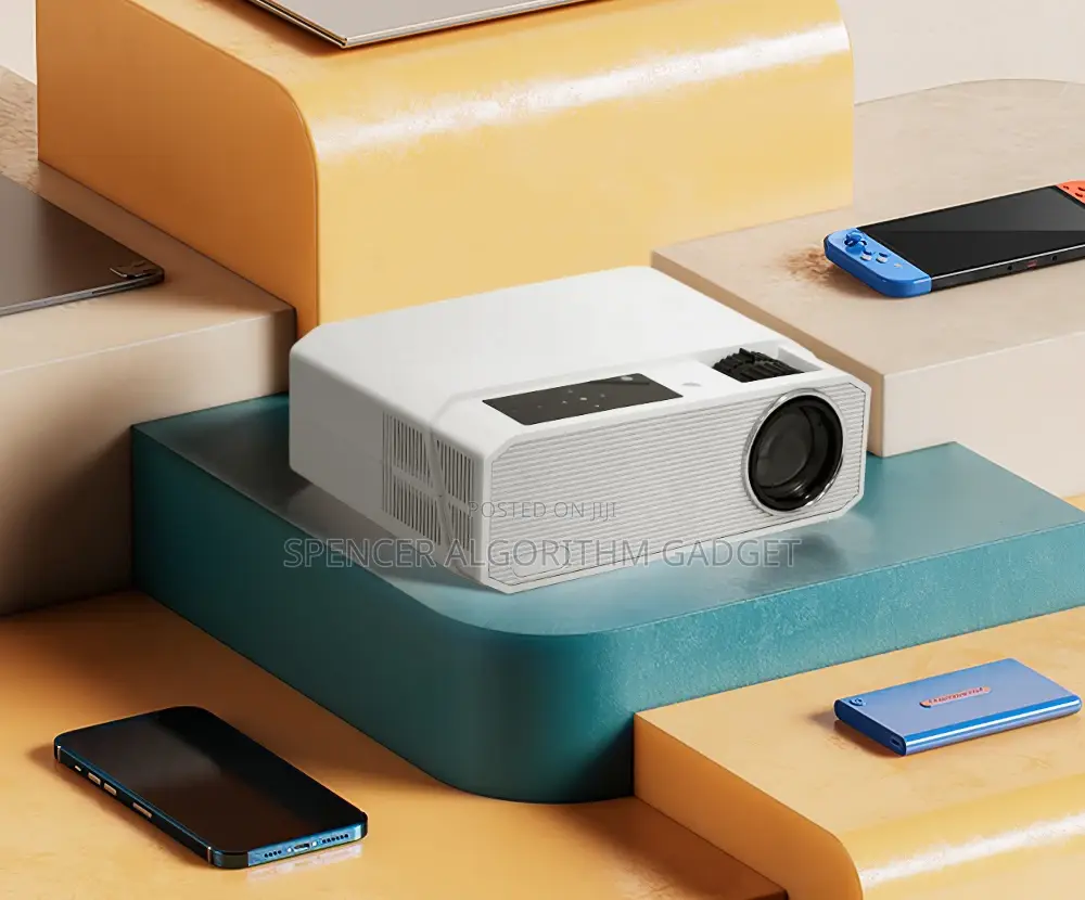 Brand New Everycom Hq9 Led 1080 Projector 8000 Lumens FHD
