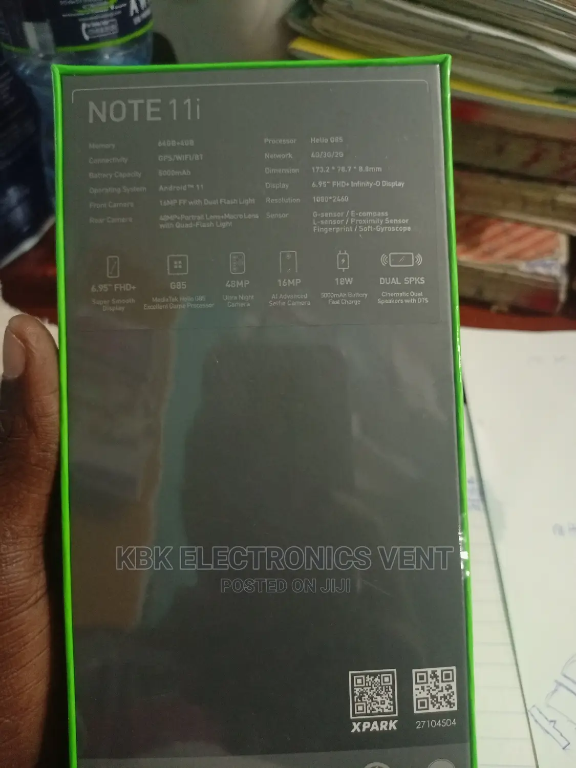 New Infinix Note 11i 64 GB Gray