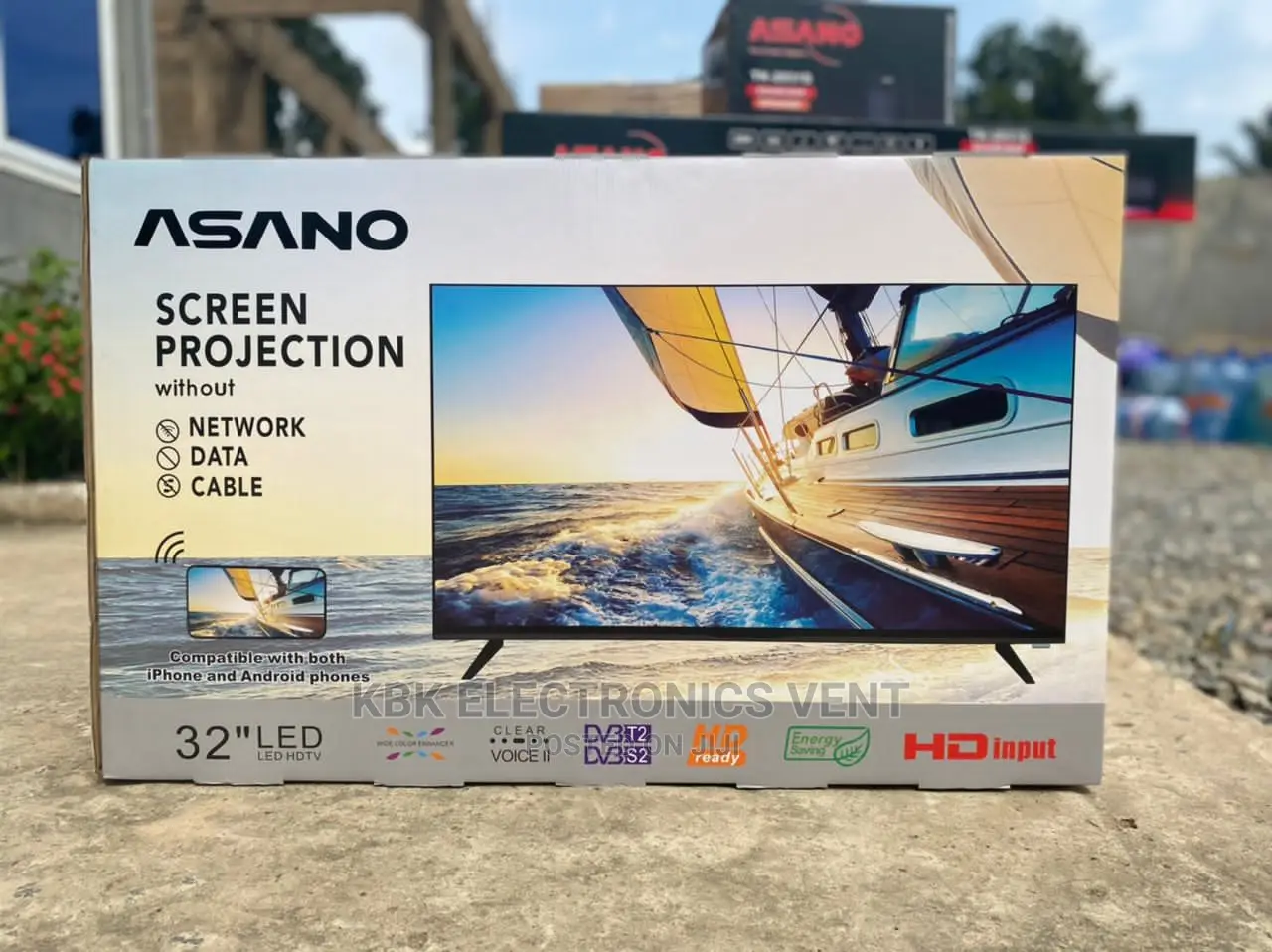 Asano 32 Flameless Miracast Satellite Led Tv
