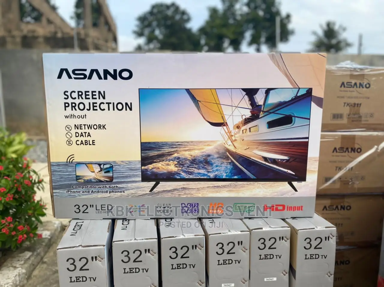 Asano 32 Flameless Miracast Satellite Led Tv