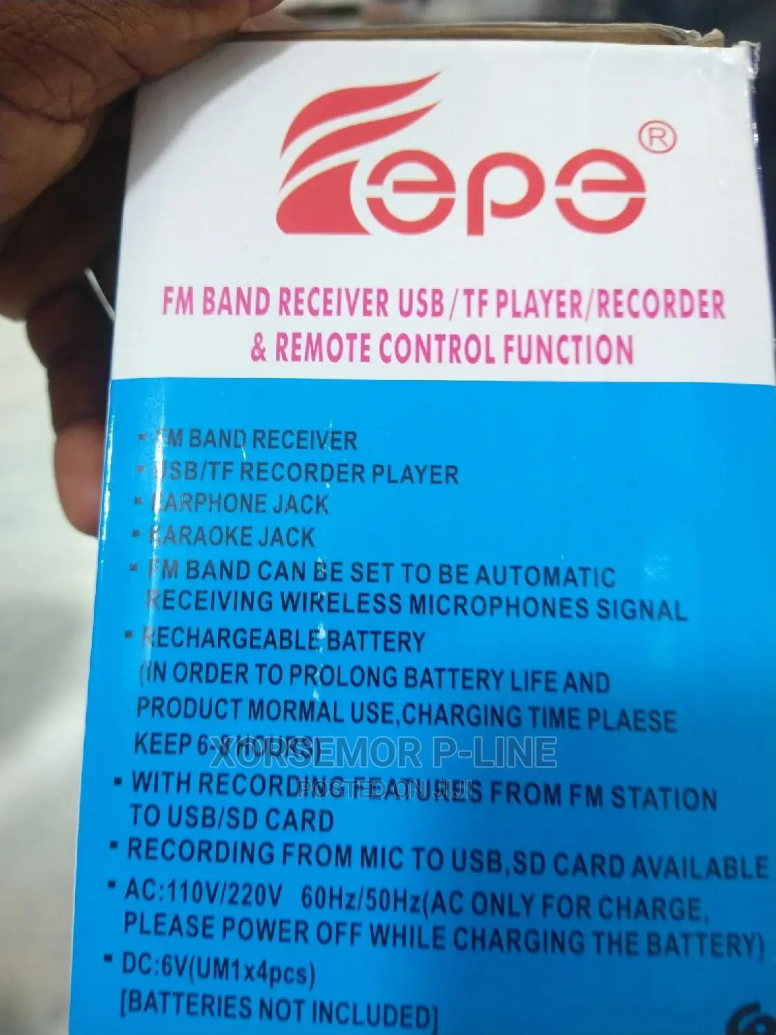 X- Bass Radio Fepe Fp-920rc