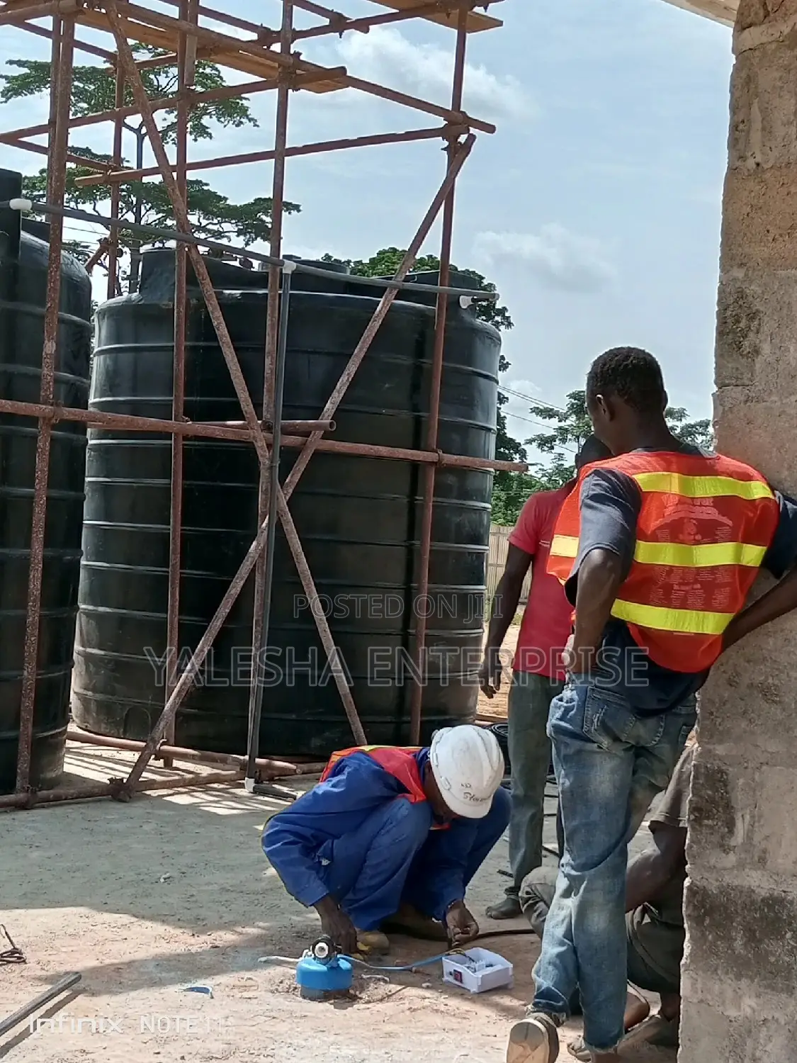 Drilling And Borehole Service, Quality Blue Pipes And Pump.