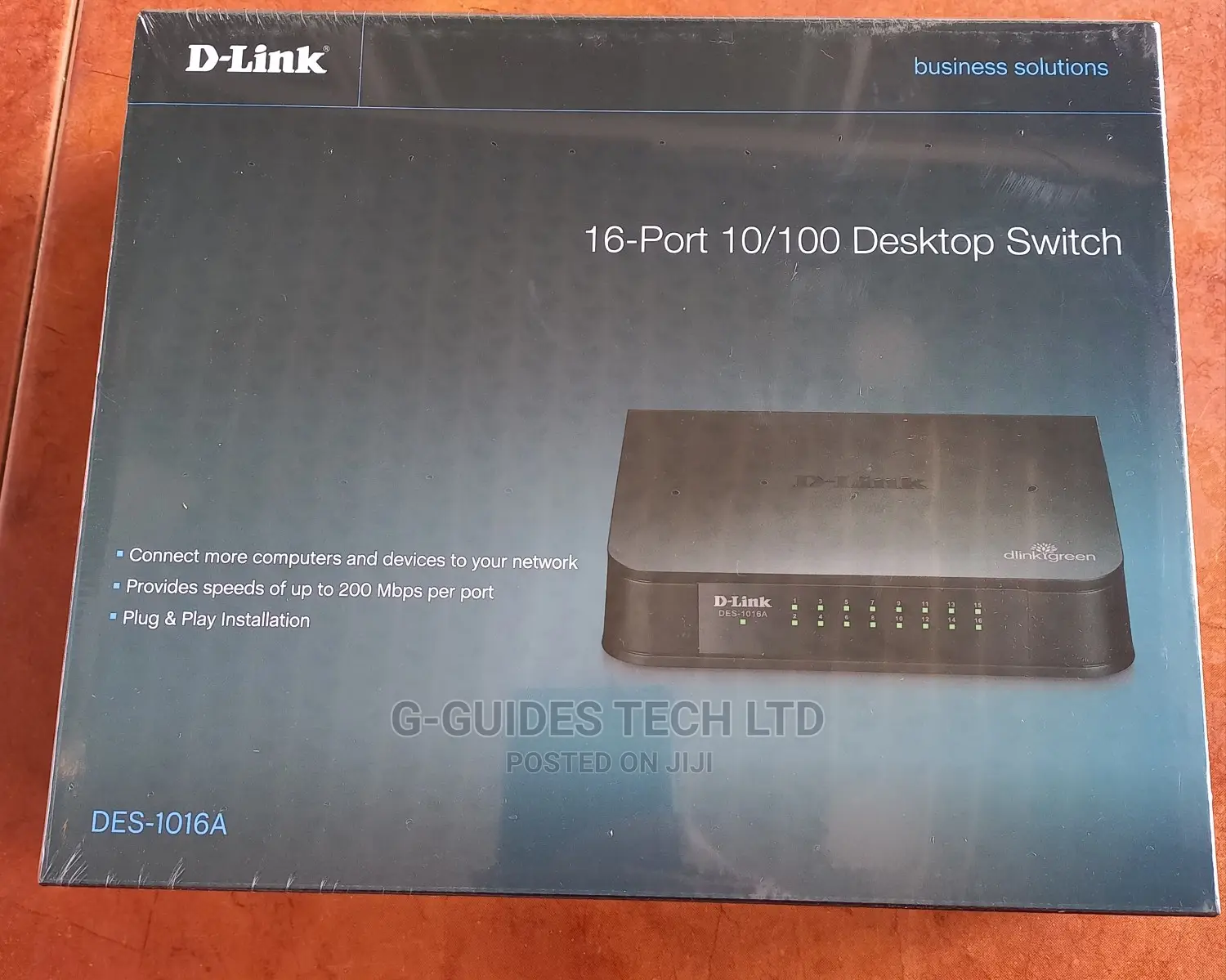 16-Port D-Link Switch, D-Link 16-Port Desktop Switch