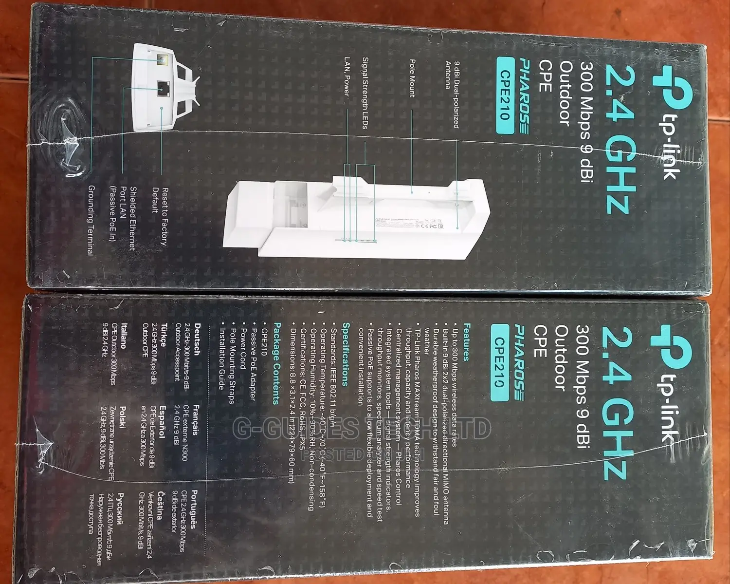 TP-Link CPE210 2.4ghz 300mbs 9dbi Outdoor Cpe Access Point