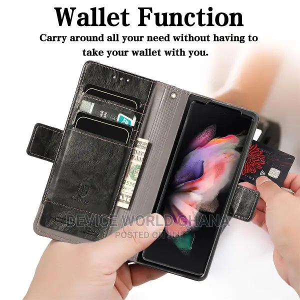 Caseneo Leather Flip Case Samsung Z Fold 3