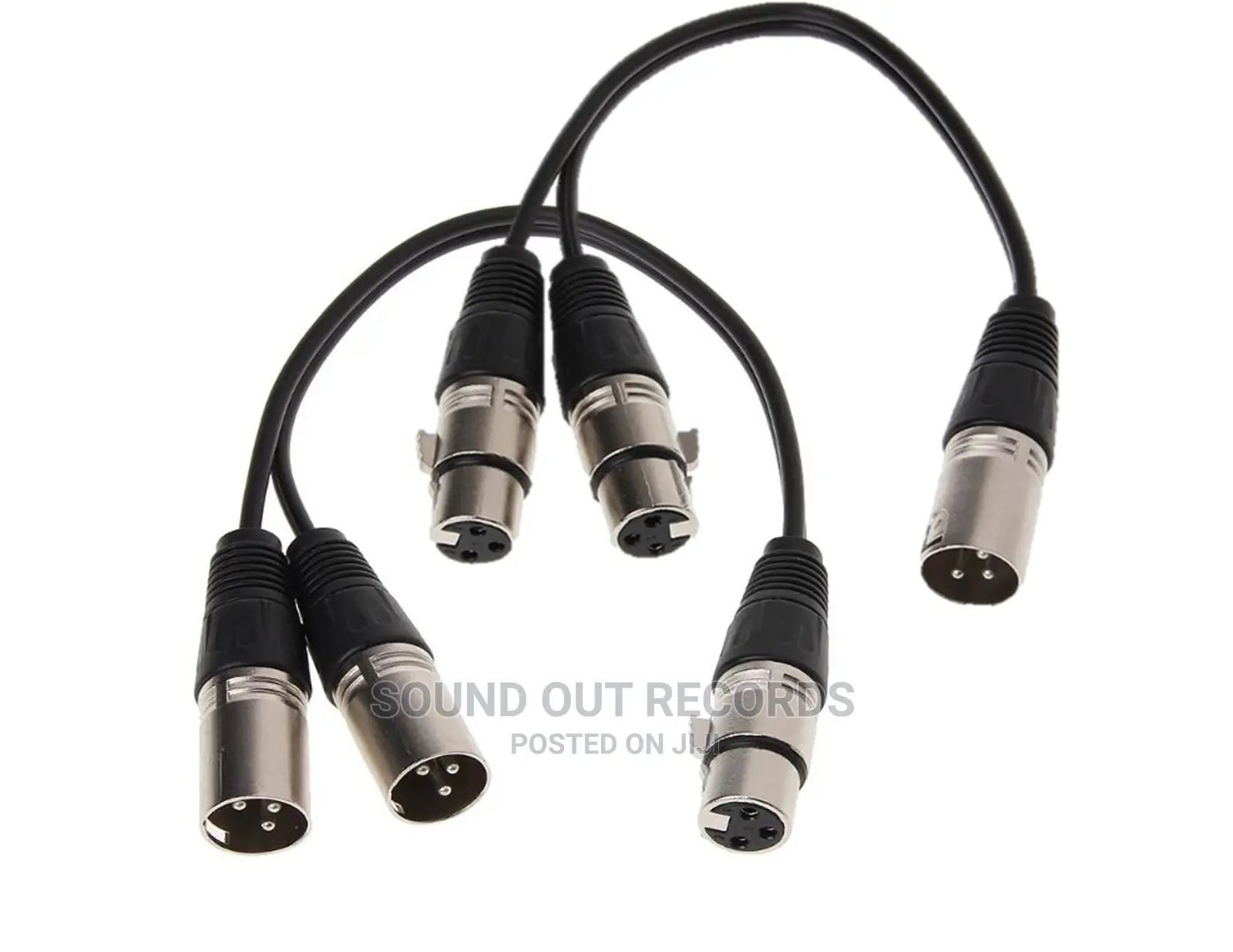 One to Dual Male or Female XLR Splitter Cables