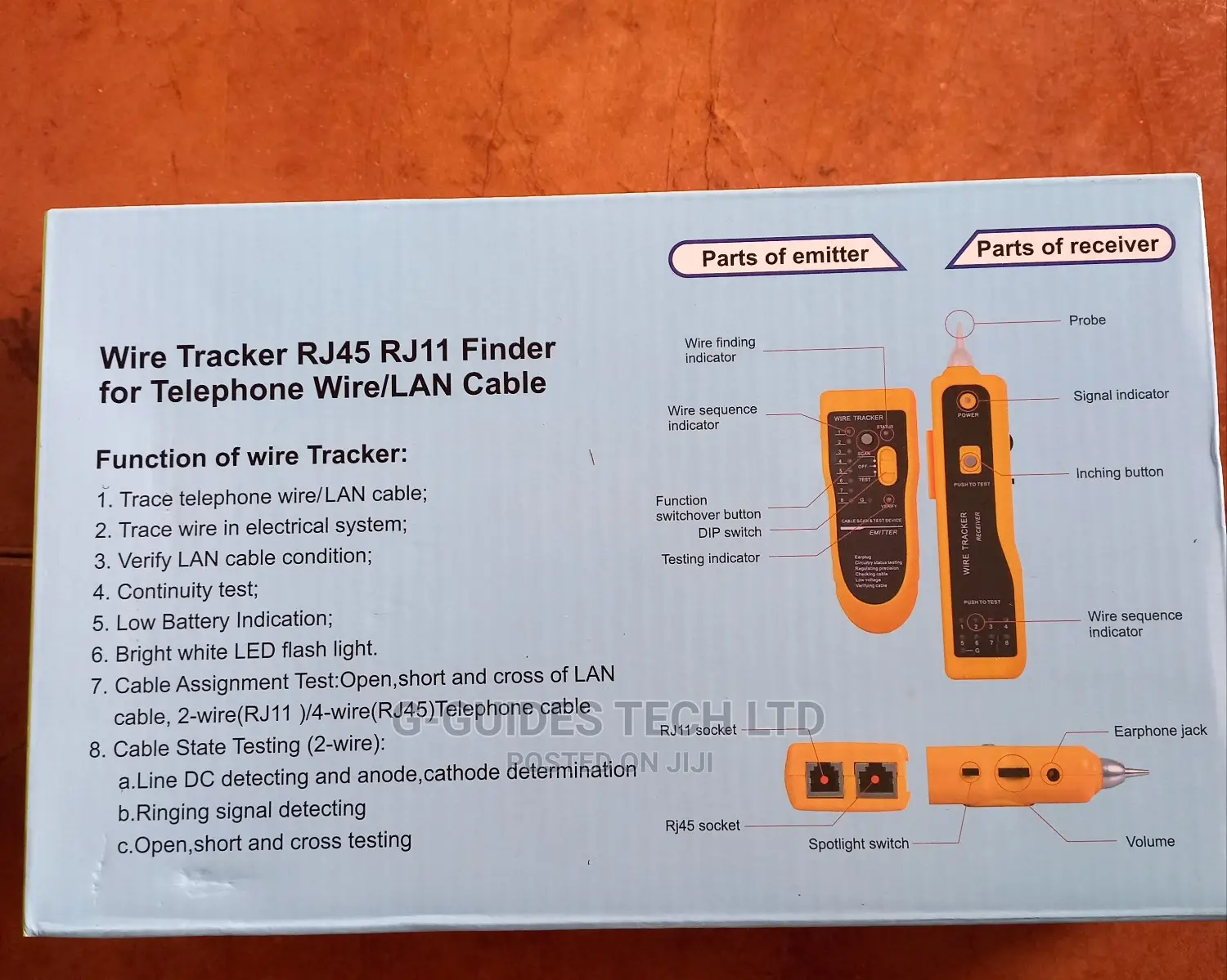 Network Cable Tester And Tracker Multi-purpose Communication