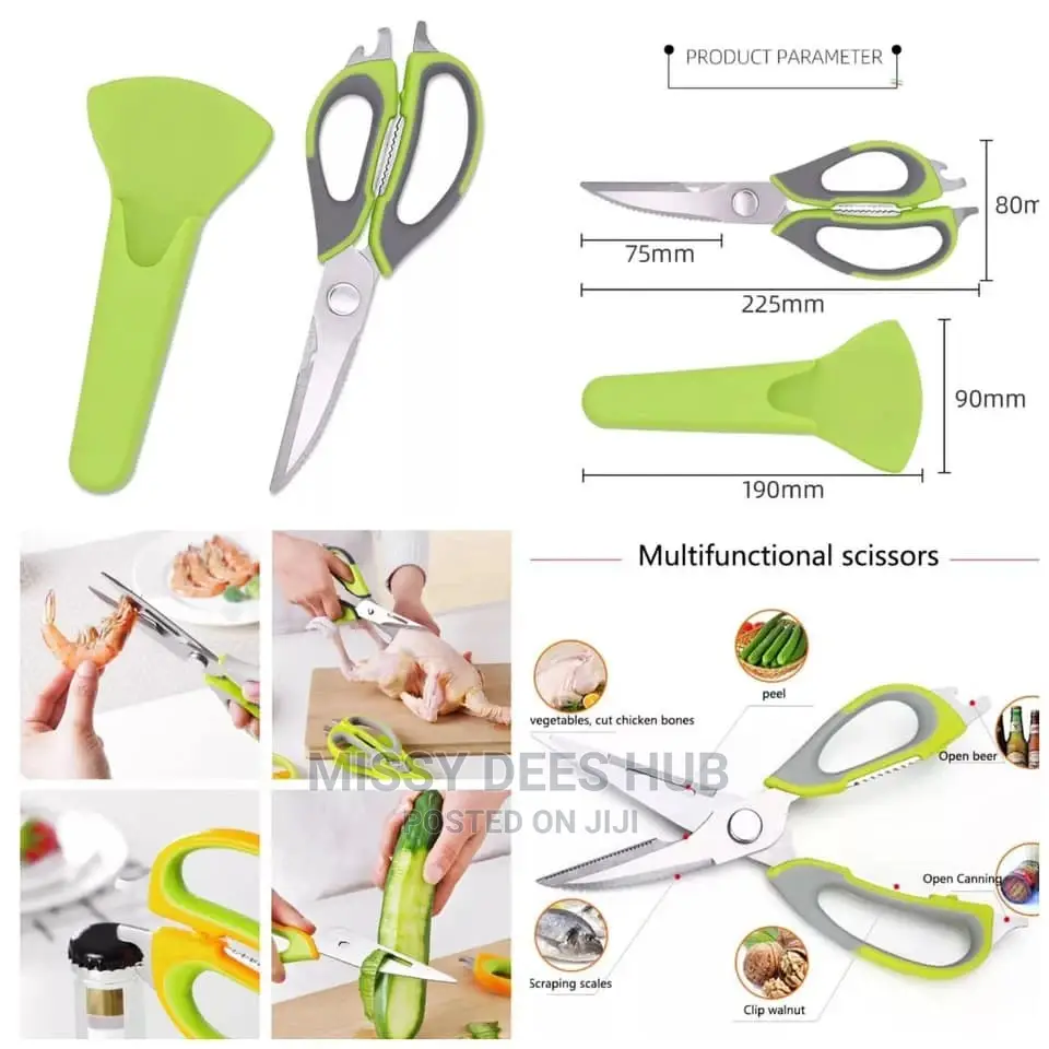 Kitchen Scissors With Magnetic Holder