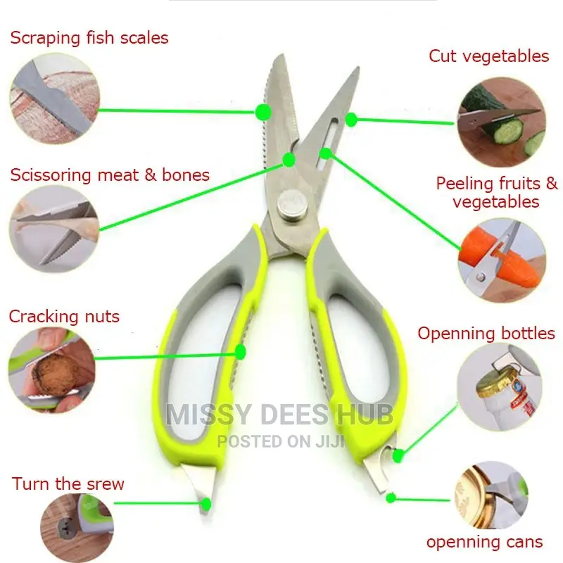 Kitchen Scissors With Magnetic Holder