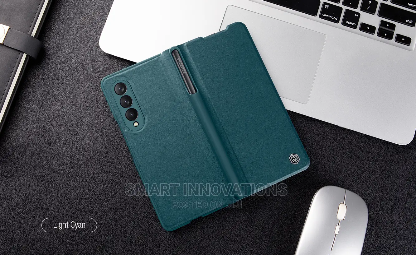 Galaxy Z Fold 5 | Z Fold 4 Qin Leather Case With Pen Holder